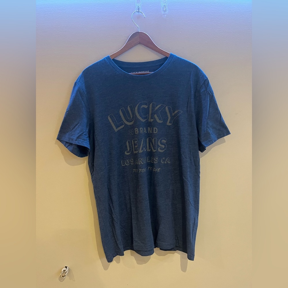 Lucky brand navy blue tee